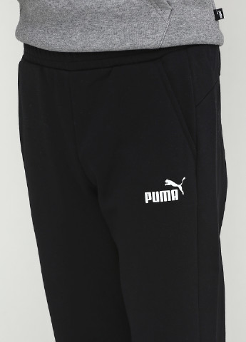 Черные спортивные зимние прямые брюки Puma