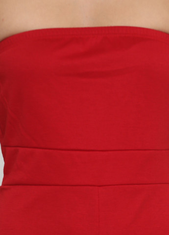 Комбинезон Missguided комбинезон-шорты однотонный красный кэжуал