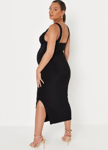 Черное кэжуал платье Missguided однотонное