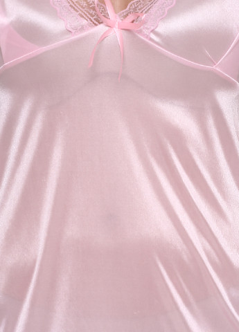 Світло-рожевий демісезонний комплект (нічна сорочка, труси) IMPLICITE