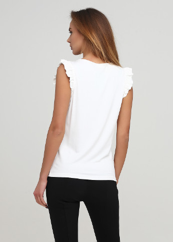 Белая летняя футболка Bodyflirt