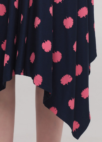 Темно-синее кэжуал платье клеш Boden с рисунком