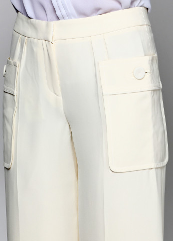 Белые кэжуал демисезонные брюки Giorgio Armani