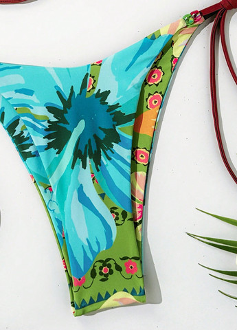 Комбінований літній купальник (ліф, трусики) роздільний, бікіні SHEIN