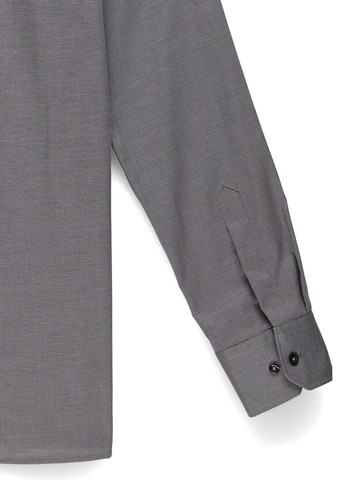 Серая классическая, кэжуал рубашка однотонная Eterna