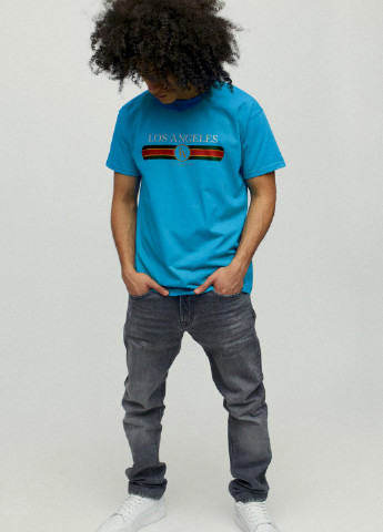 Світло-синя футболка чоловіча YAPPI