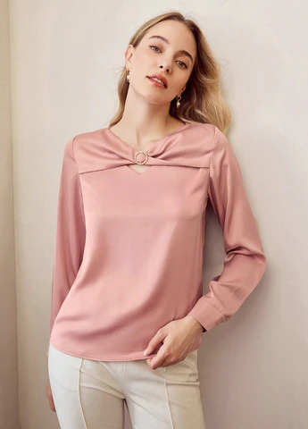 Світло-рожева блуза SHEIN