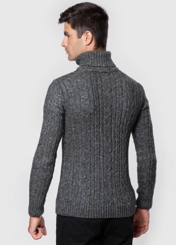 Сірий демісезонний джемпер чоловічий Arber Roll-neck 7К MTR-14