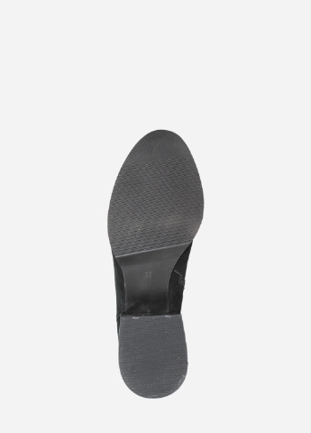 Осенние ботинки re2436-3004-11 черный El passo из натуральной замши