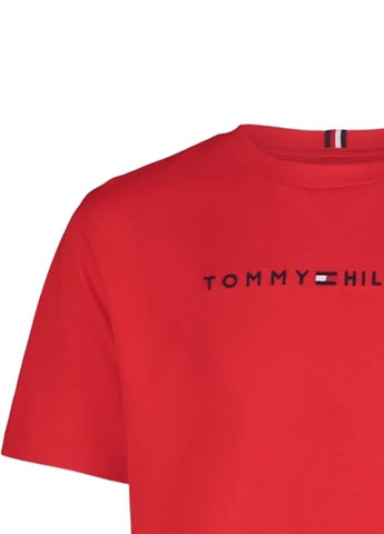 Красная летняя футболка Tommy Hilfiger
