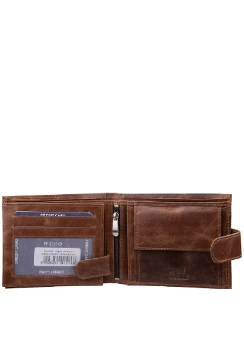 Мужское кожаное портмоне 12,5х10х2 см Buffalo Wild (232989353)