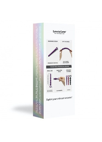 Анальний ланцюжок BING BANG S - PURPLE RAIN Love To Love (252297281)