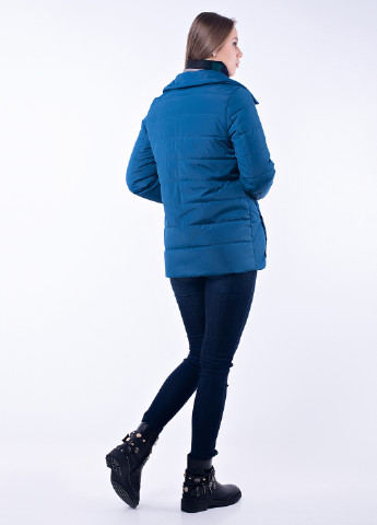 Синя демісезонна куртка 2в1 для вагітних Lullababe