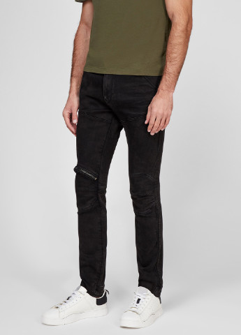 Темно-коричневые демисезонные скинни, зауженные джинсы G-Star Raw