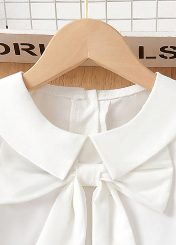 Черно-белый демисезонный костюм (блуза, юбка) юбочный SHEIN