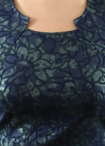 Синее кэжуал платье футляр Nadin с цветочным принтом