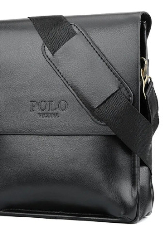 Черная сумка через плечо из PU-кожи Polo (251700115)