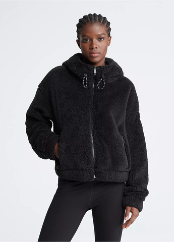 Чорна демісезонна куртка Calvin Klein