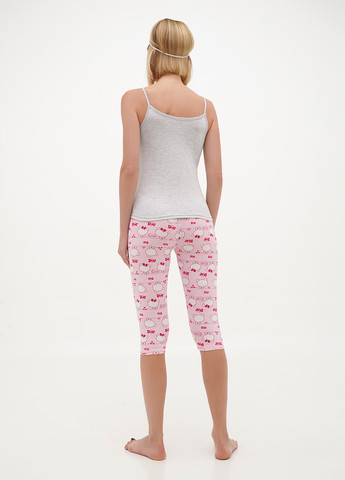 Комбинированная всесезон пижама (майка, капри, маска для сна) майка + капри Lucci