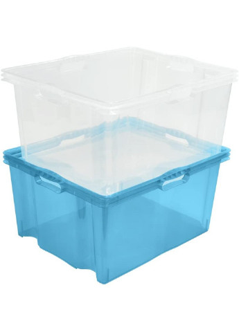 Ящик для хранения Franz 44 л прозрачный синий (Кее-0274.2) Keeeper (217310090)