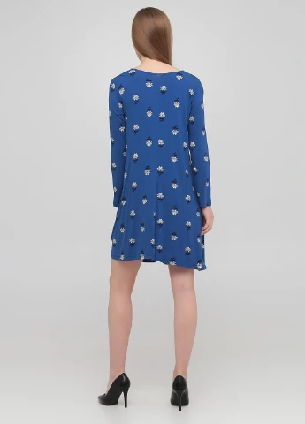 Синее кэжуал платье Old Navy с цветочным принтом