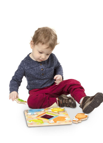 Дзеркальний формовий пазл з пухнастими домашніми тваринами, 26х26х2.5 см Melissa & Doug (251317762)