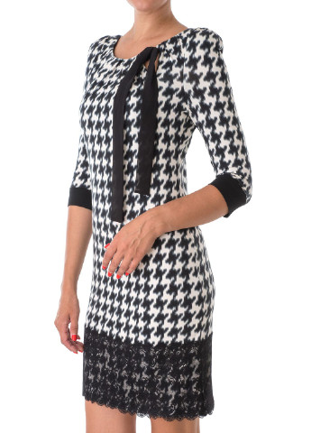 Комбінована кежуал сукня Apanage з візерунком "гусяча лапка"