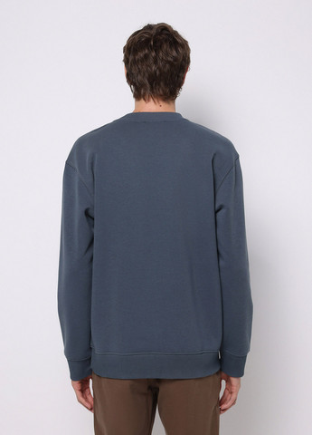 Серо-синий свитшот Colin's однотонный без декора (360767703)