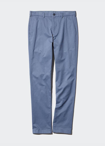 Светло-синие кэжуал демисезонные чиносы брюки Uniqlo