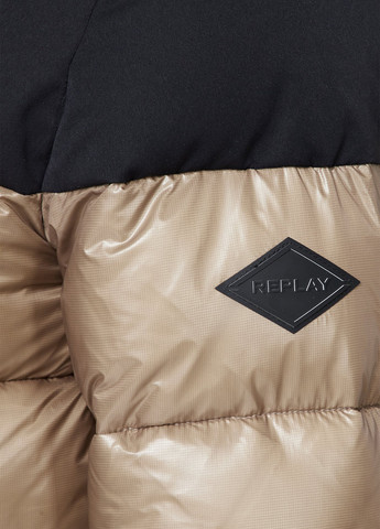 Бежевая зимняя куртка Replay