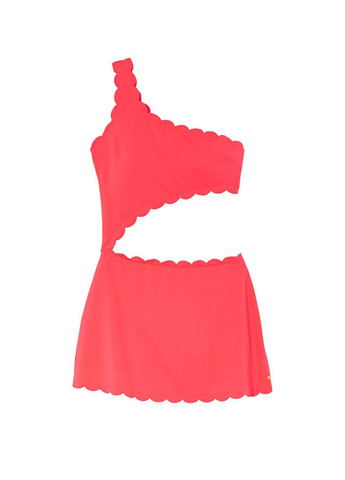 Кораловий літній купальник суцільний, купальник-сукня Victoria's Secret