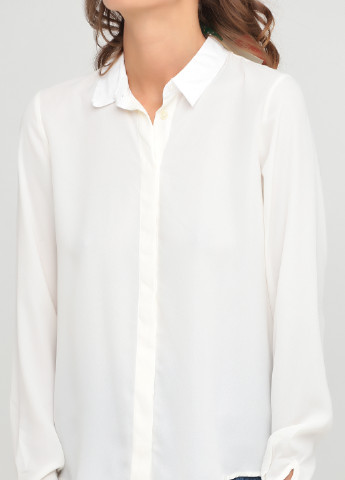 Молочная кэжуал рубашка однотонная Asos