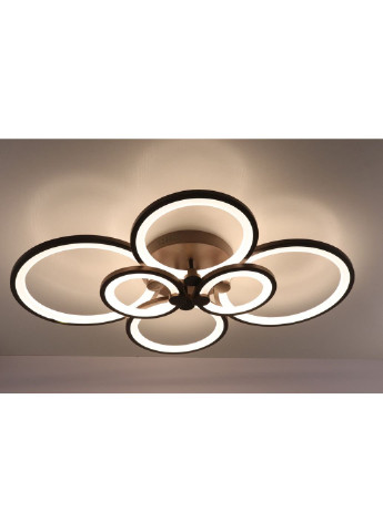 Люстра стельова LED з пультом A2280/2+2+2-cf Коричневий 12х58х80 см. Sunnysky (253630892)