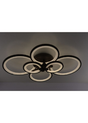 Люстра стельова LED з пультом A2280/2+2+2-cf Коричневий 12х58х80 см. Sunnysky (253630892)