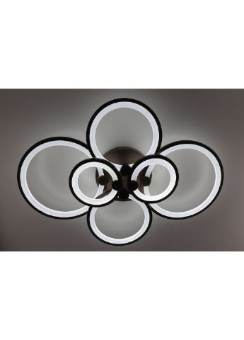 Люстра стельова LED з пультом A2280/2+2+2-cf Коричневий 12х58х80 см. Sunnysky (253630892)