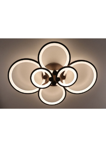 Люстра стельова LED з пультом A2280/2+2+2-cf Коричневий 12х58х80 см. Sunnysky (253630892)