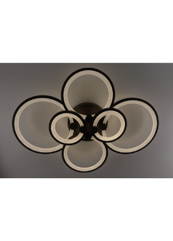 Люстра стельова LED з пультом A2280/2+2+2-cf Коричневий 12х58х80 см. Sunnysky (253630892)