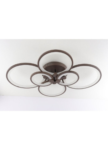 Люстра стельова LED з пультом A2280/2+2+2-cf Коричневий 12х58х80 см. Sunnysky (253630892)