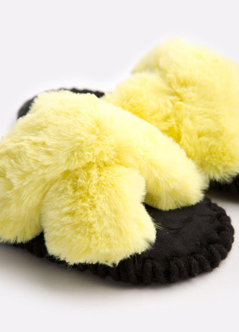 Желтые тапочки Family Story с мехом