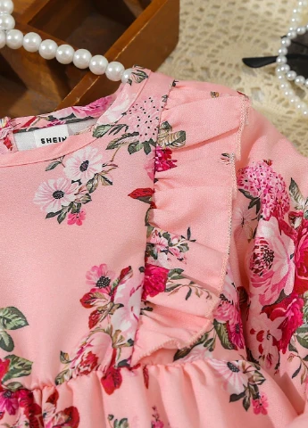 Рожева сукня SHEIN (324037977)