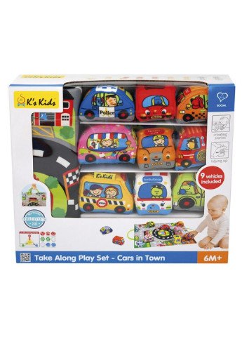 Дитячий килимок K'S KIDS 3D Машинки у місті (KA10665-GB) K’S Kids (254068572)