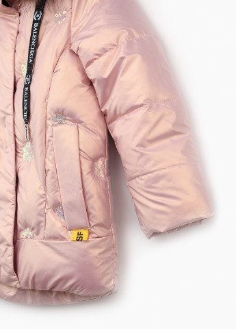 Светло-розовая зимняя куртка Snowgenius