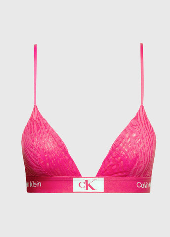 Розовый бралетт бюстгальтер Calvin Klein без косточек нейлон