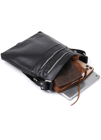 Чоловіча шкіряна сумка через плече 24х26 см Shvigel (253490584)