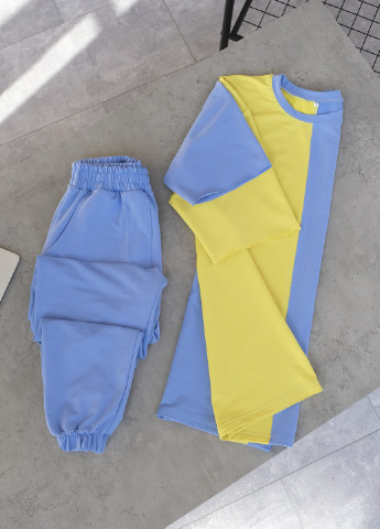 Голубой костюм oversize ShopnGo