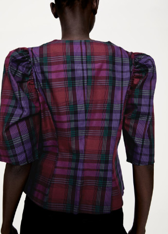 Комбинированная демисезонная блуза Zara