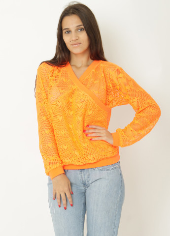 Оранжевый демисезонный пуловер пуловер Vision FS
