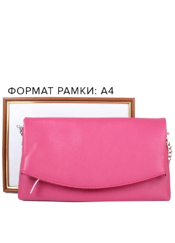 Жіночий шкіряний клатч 34х18х4 см Laskara (252128604)