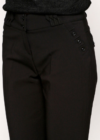 Черные кэжуал демисезонные брюки Ut