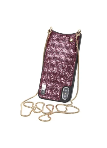 Чохол для мобільного телефону Glitter Wallet Apple iPhone X/Xs Pink (703619) (703619) BeCover (252570685)